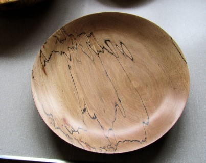 Spalted dish by Nick Caruana